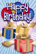 Presents With Wings Birthday Card birthday cards