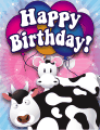 Cows Small Birthday Card