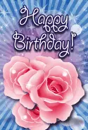Roses Birthday Card