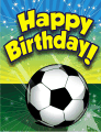 Soccer Small Birthday Card