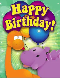 Dinosaur Small Birthday Card