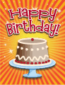 Cake Small Birthday Card birthday cards