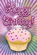 Cupcake Birthday Card